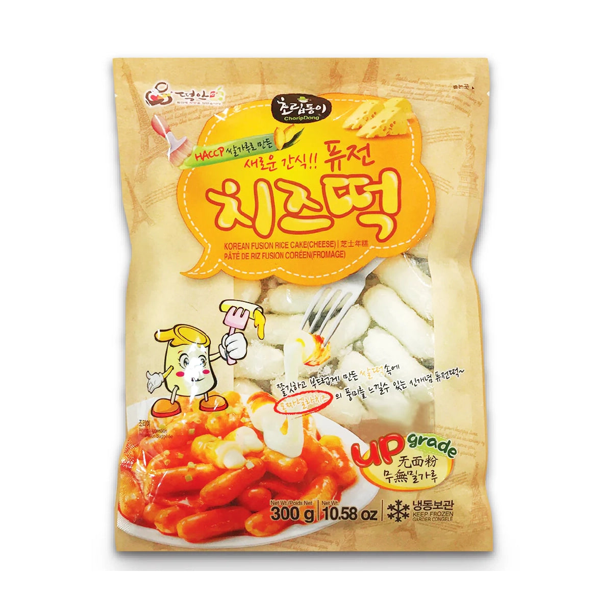 CHORIPDONG Cheese rice cake 떡안애 치즈떡 300g